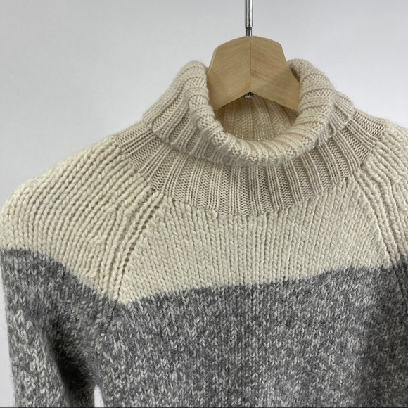 J. Crew Colorblock Wool Sweater - Picture 6 of 10